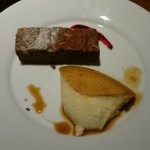 ガンバコルタ - チョコレートのトルタ ガンバコルタ風とパンナコッタ風プリン