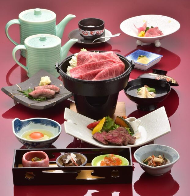 米沢牛黄木 金剛閣 すき焼き しゃぶしゃぶ 毘沙門（びしゃもん） - 米沢（すき焼き）