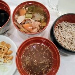 思い出浪漫館 - 三巡目(常陸あきそば、奥久慈しゃもの参鶏湯、奥久慈しゃもけんちんetc)