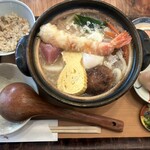 敷島 - 炊き込みご飯、テリーヌなどなどがついてきます！