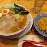 近江ちゃんぽん亭 - 豚そば(大盛)　Aセット　1550円(税込)