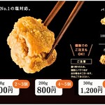 塩ザンギとお総菜 ひろちゃん - 料理写真:塩ザンギは１個からでも注文できます。