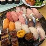 梅田酒場 すし金 ホワイティうめだ店 - 