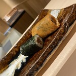 札幌 すし白 - 干瓢巻きと稲荷干瓢巻き