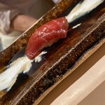 札幌 すし白 - 噴火湾産本鮪赤身の漬け　