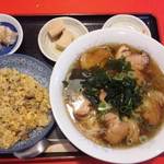 中国料理 成華 - 麺セットのチャーシュー麺セットです