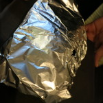 SATOブリアン - ホイルに包んで寝かせます。