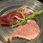 ビーフクックくらぞの - ANAファーストクラスで提供される　生ハム◎