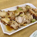 ラーメン松野屋 - ピリカラカラアゲ・半ライスセット¥350