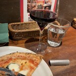 ピッツェリア ダ グランツァ 洗足本店 - 次は赤ワイングラスで　¥1480