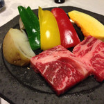 山木館 - 2014/11/15  上州牛 石焼