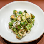 礼讃 - アスパラ精進揚げ