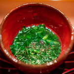 礼讃 - 雲子　春菊あん　黒七味