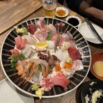 炭達磨 - 絶対頼むべし！刺身盛り合わせ