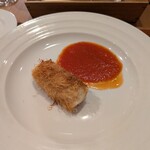 トラットリア カンパーナ ジロウマル - カダイフ巻き、、ですって。美味し