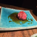 海鮮・相撲茶屋　うわじま場所 - ユッケ