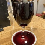 ビーフ キッチン スタンド - こぼれ赤ワイン