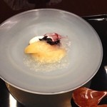 本湖月 - あらかわのもも ハスカップ 三ツ矢サイダーのシャーベット