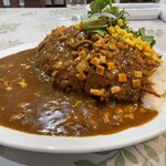 ファミリーレストラン オックス - 料理写真:カツカレー　大盛り