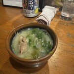 そね田やきとりや - お通しのスープ