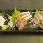 輪中 - 松輪サバ　〆鯖、刺身、炙り
