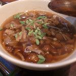 活麺富蔵 - 和牛なめこセットのお出汁