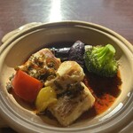 南禅寺 順正 - 湯葉がクルクル巻いてあり甘辛味。美味しい。