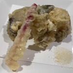 あわび亭 - あわびの天ぷら