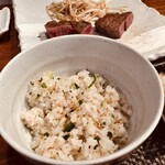 しらかわ - ガーリックライス完成