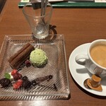 ディ ヴェルデ S-PAL仙台店 - ランチのセットの飲み物とランチデザート