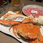 すき焼き ズワイガニ・タラバガニ食べ放題 和牛とカニ - 