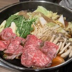 すき焼き ズワイガニ・タラバガニ食べ放題 和牛とカニ - 