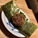 食鶏 しまや - 【鶏焼肉 トリヤキニクコース＋3時間飲み放題】（８，７４５円）の『焼きおにぎり』２０２５年１２月