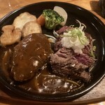 自家製ハンバーグの店 ログログ - ツインステーキ