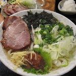 むさしの エン座 - 梅葱好み（温）+焼豚