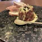 グラスワイン 桜坂 ル・ボワ - ぐちゃぐちゃに混ぜて食べる。マジで美味しい