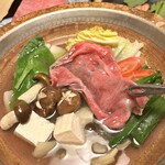 先斗町しゃぶしゃぶすき焼き きらく - 