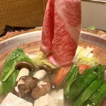 先斗町しゃぶしゃぶすき焼き きらく - 