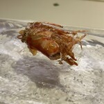 鮨 なかや - 車海老　頭素揚げ