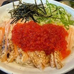 松屋 - 料理写真:炙りサーモンいくら丼 大盛 1,930円