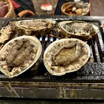 ししくい - アワビも生きたまま