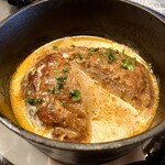 Kitchen&Cafe nonta - ハンバーグ自体柔らかくて煮込むスープがまた美味しい