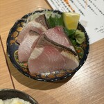 天ぷらとワイン大塩 - 塩　炙りブリ