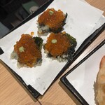 天ぷらとワイン大塩 - いくらのカナッペ