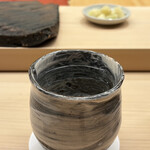 鮨 陸 - 芋焼酎お湯割り