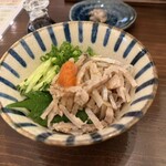 和酒 いちもんじ - マグロの皮　ポン酢和え　美味すぎる！