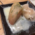 立ち吞み酒場 よかたい デイトス店 - ガリがさっぱりとさせてくれる