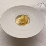 マダム・トキ - 焼き芋（シルクスイート）のヴルーテ. フォアグラのフラン