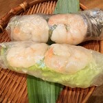 アオザイ - もう食べられなくなるのか…絶品の生春巻き