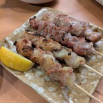 うけ月 - 鶏ハラミ＆ぼんじり